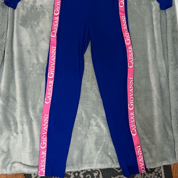 Blue and pink Women Tracksuit Matching Set - Picture 2 of 2